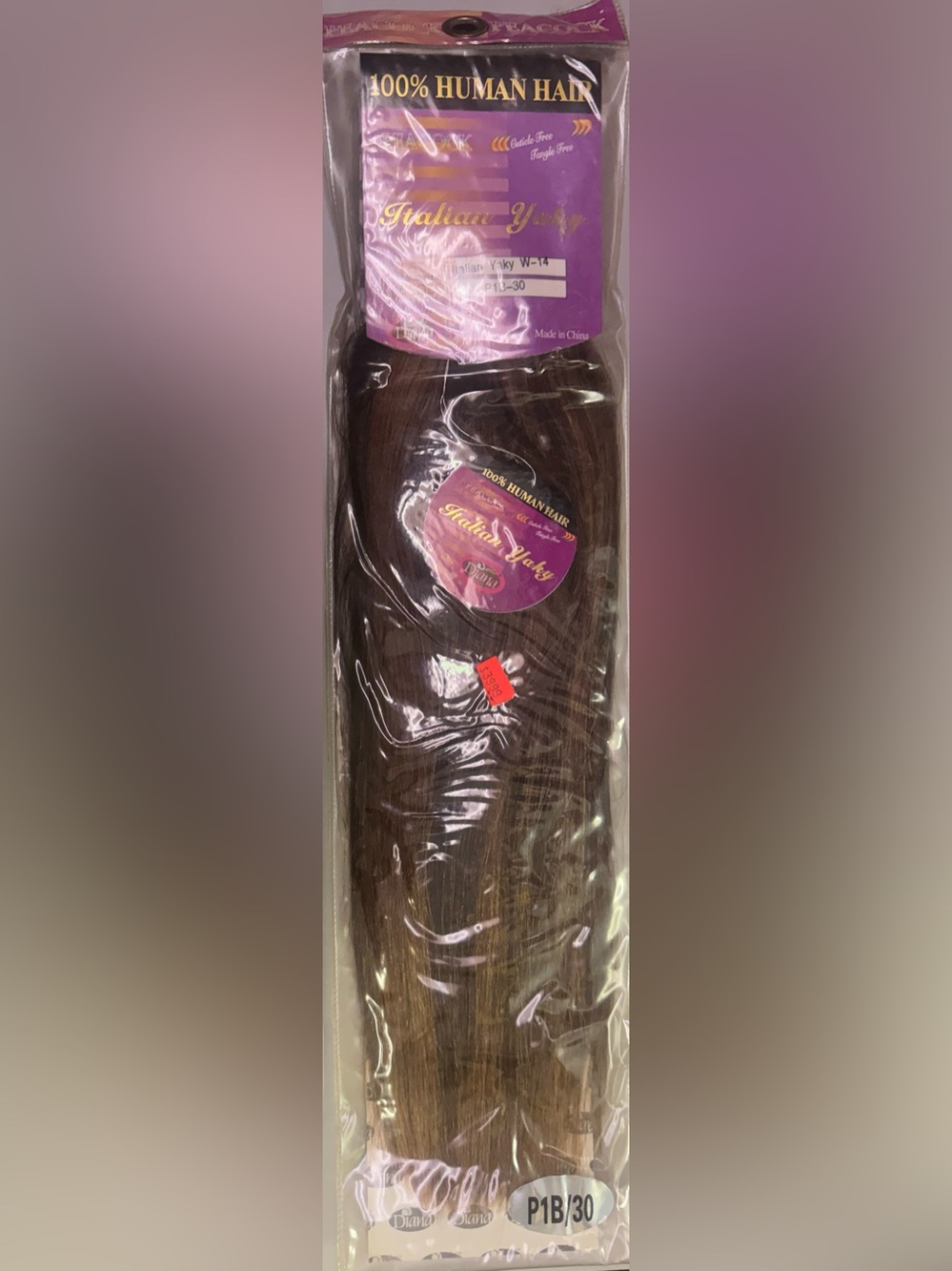 Diana hair. 100% human hair. Italian yaky.